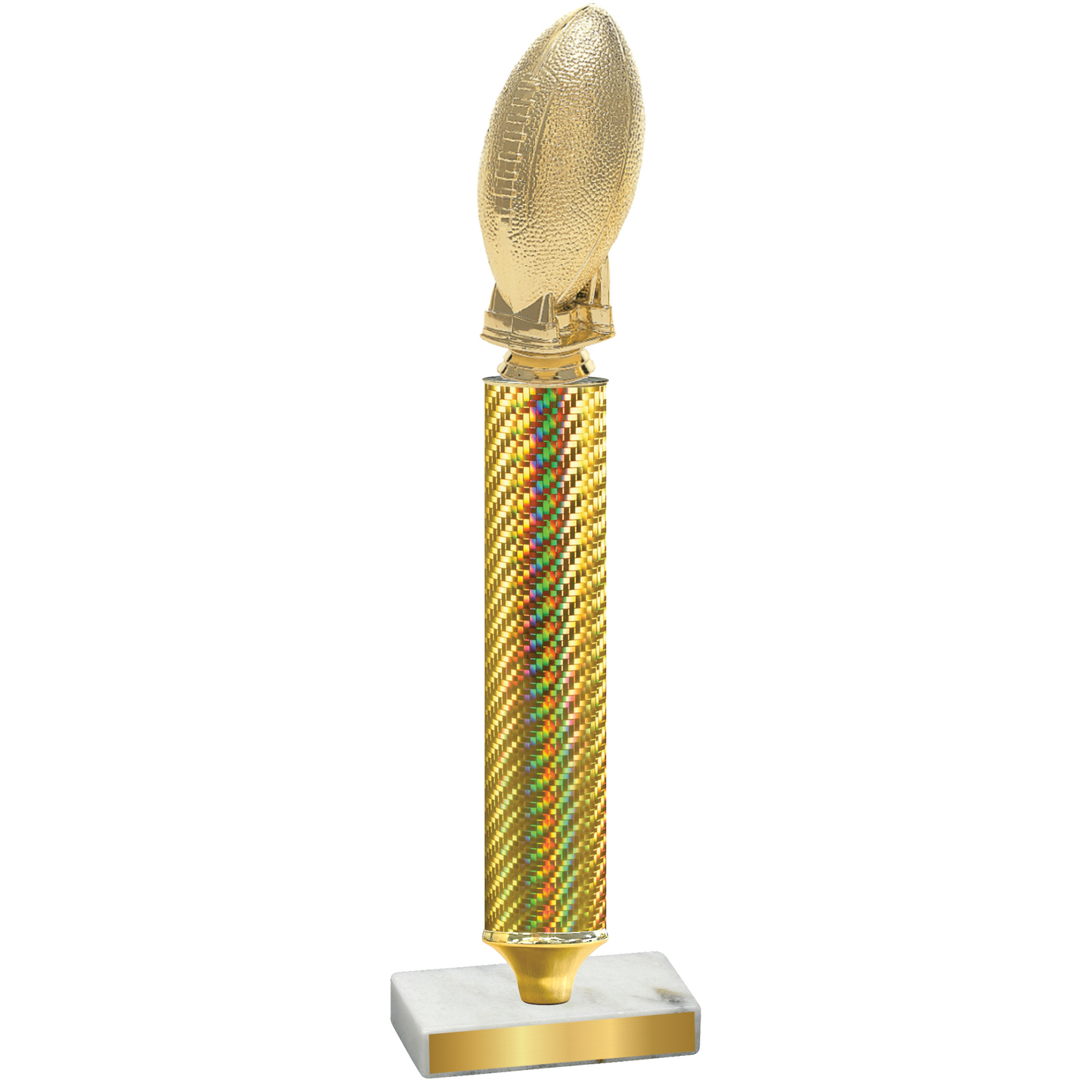 Value Gold Carbon Fiber Football Trophy