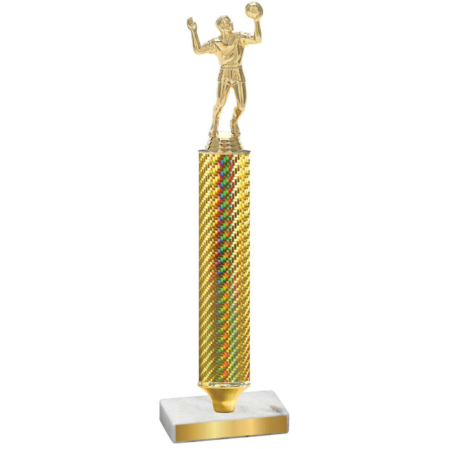 Value Gold Carbon Fiber Volleyball Trophy