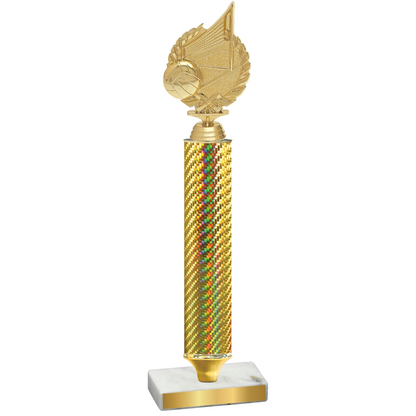 Value Gold Carbon Fiber Volleyball Trophy