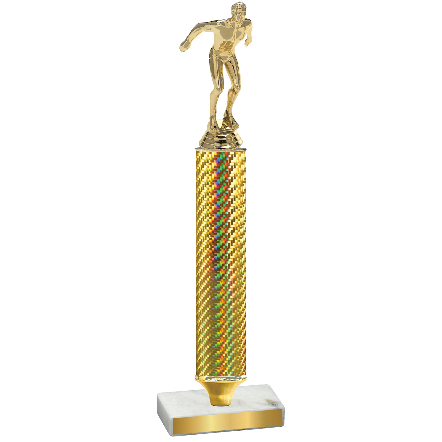 Value Gold Carbon Fiber Swimming Trophy