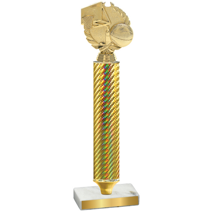 Value Gold Carbon Fiber Basketball Trophy