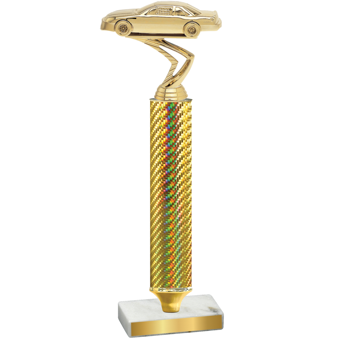 Value Gold Carbon Fiber Cars Trophy