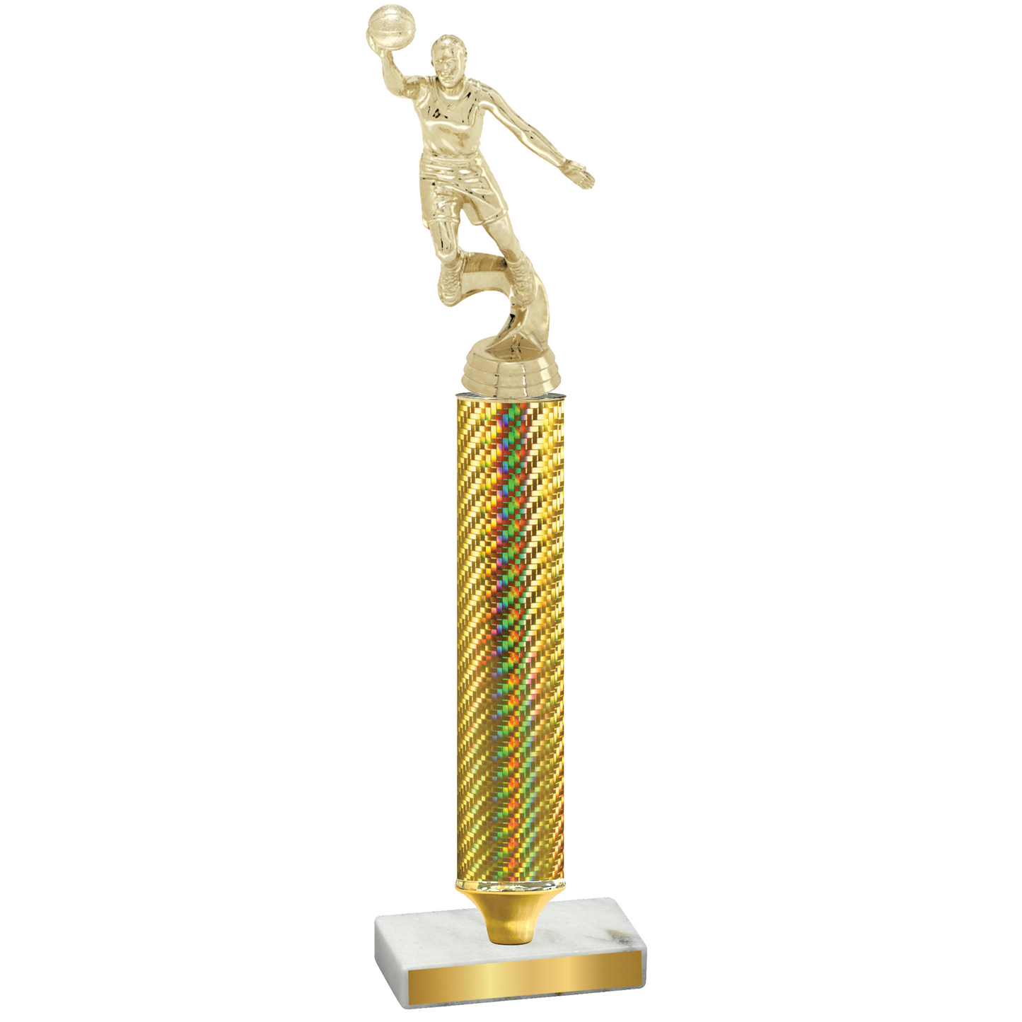 Value Gold Carbon Fiber Basketball Trophy