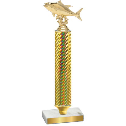 Value Gold Carbon Fiber Fishing Trophy