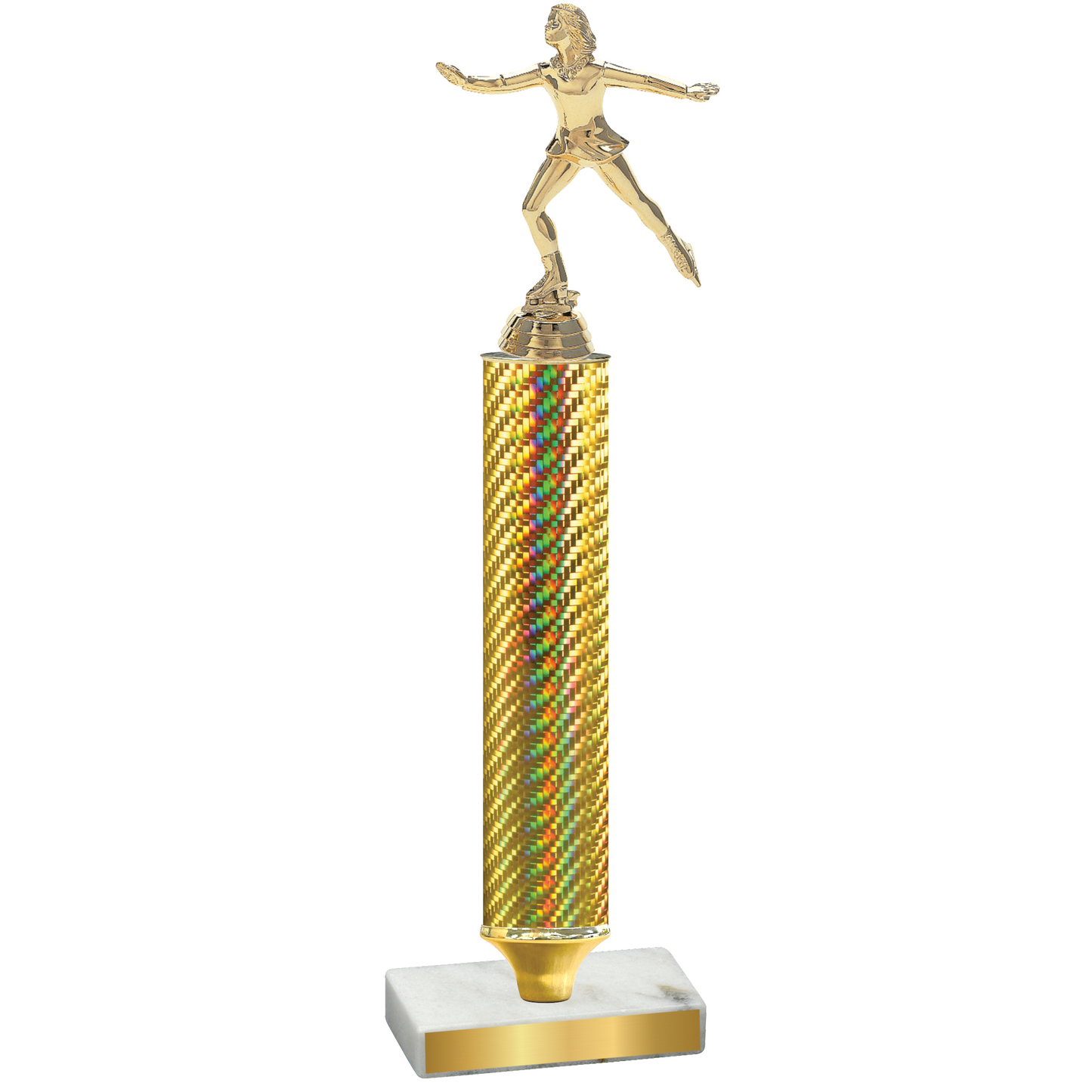 Value Gold Carbon Fiber Skater Trophy