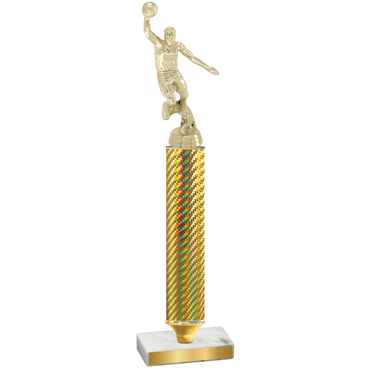 Value Gold Carbon Fiber Basketball Trophy