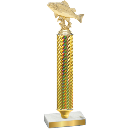 Value Gold Carbon Fiber Fishing Trophy