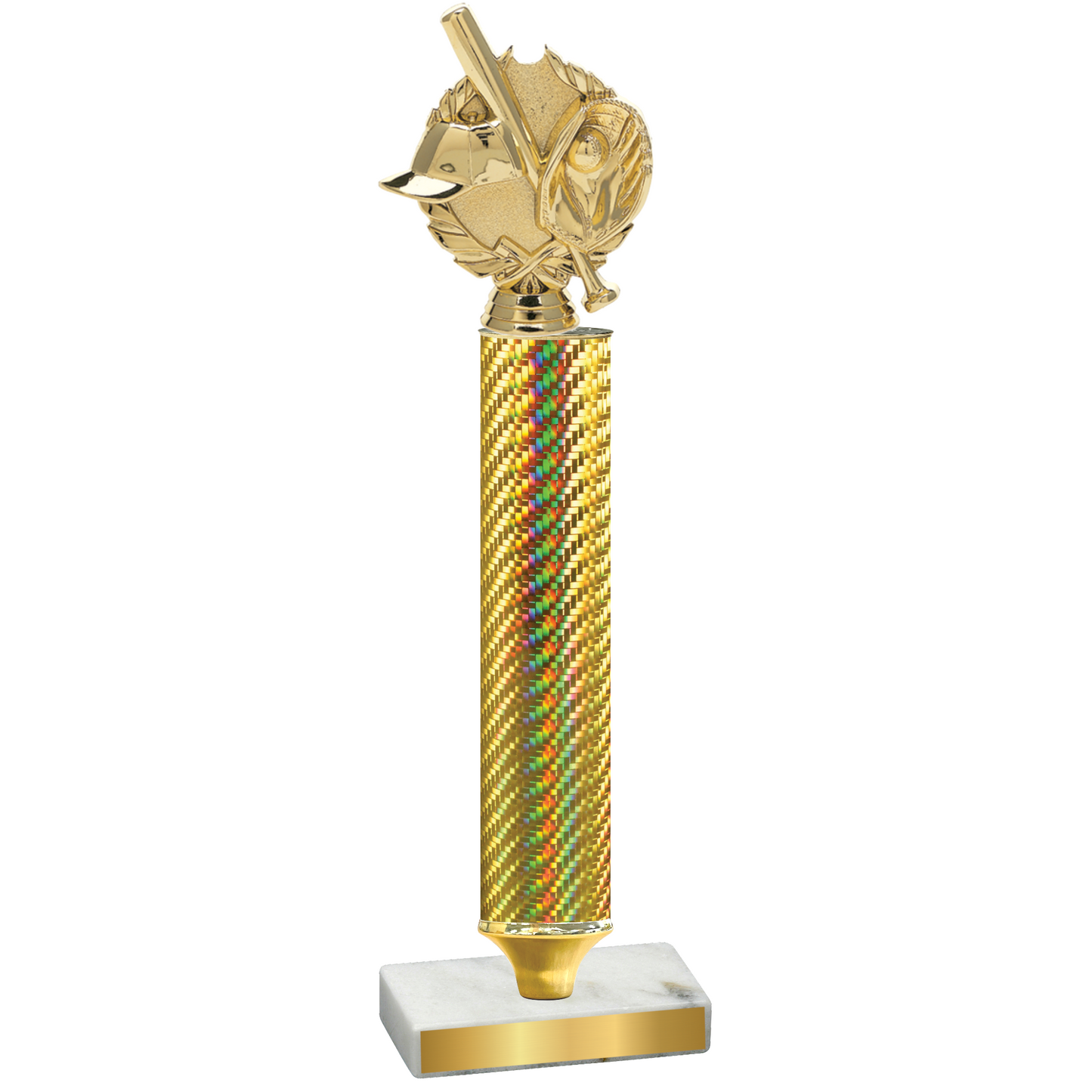 Value Gold Carbon Fiber Baseball Trophy