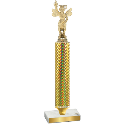 Value Gold Carbon Fiber Academics Trophy