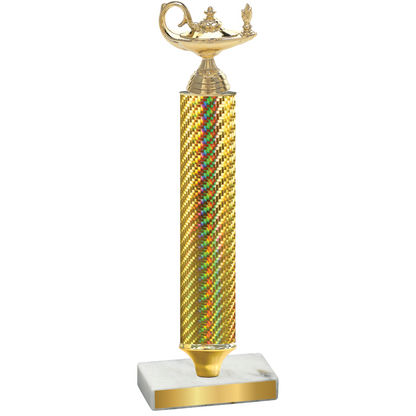 Value Gold Carbon Fiber Academics Trophy