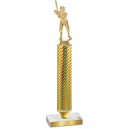 Value Gold Carbon Fiber Baseball Trophy