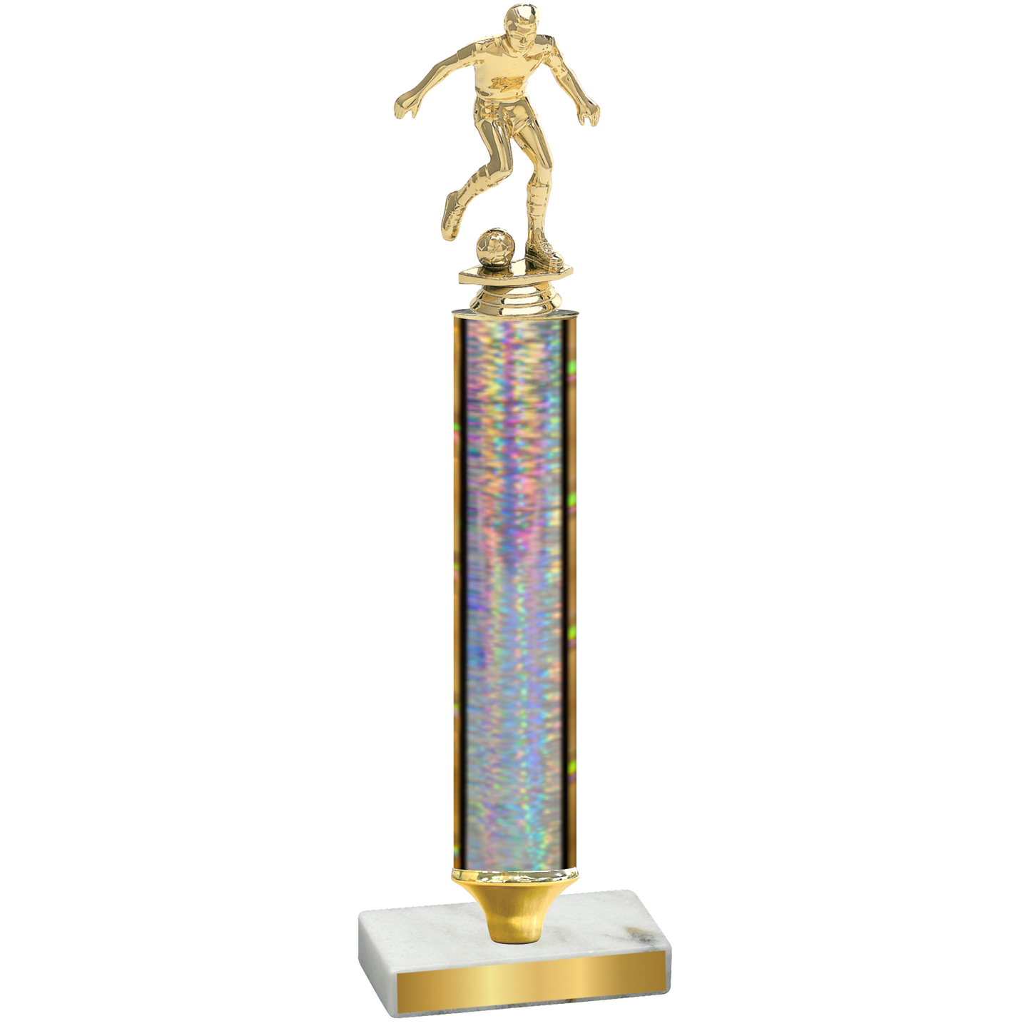 Value Silver Glacier Soccer Trophy