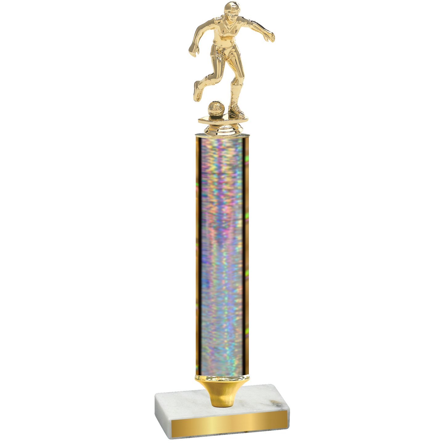 Value Silver Glacier Soccer Trophy