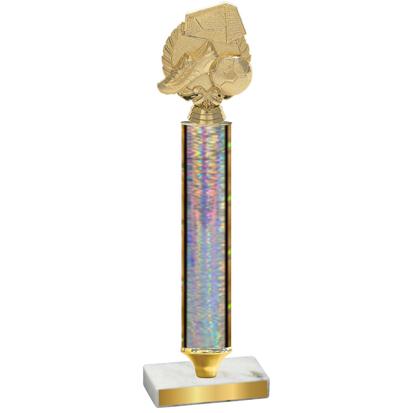 Value Silver Glacier Soccer Trophy