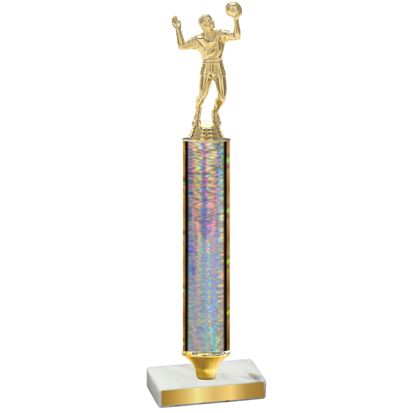 Value Silver Glacier Volleyball Trophy