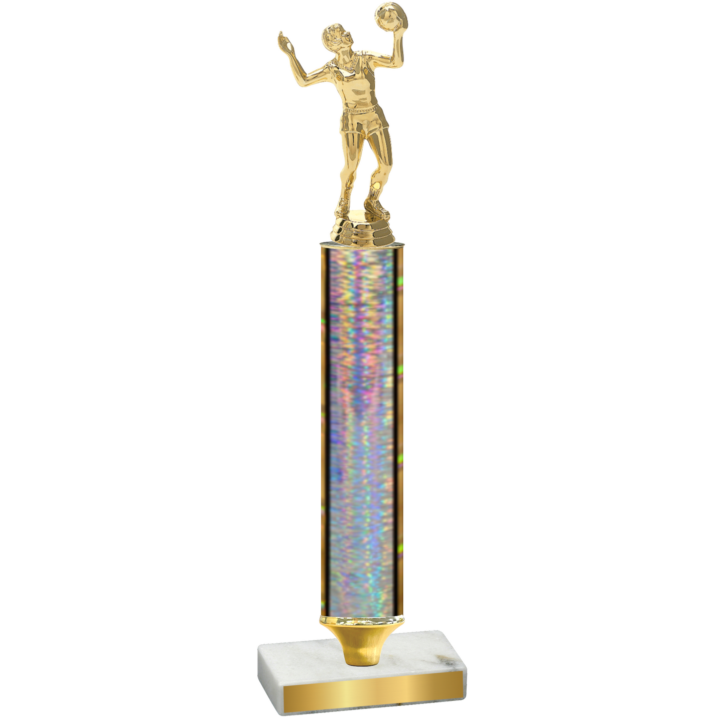 Value Silver Glacier Volleyball Trophy