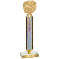 Value Silver Glacier Cheerleading Trophy