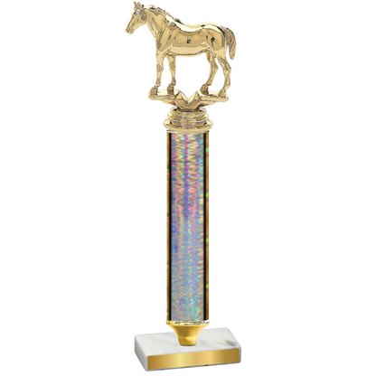 Value Silver Glacier Horses Trophy