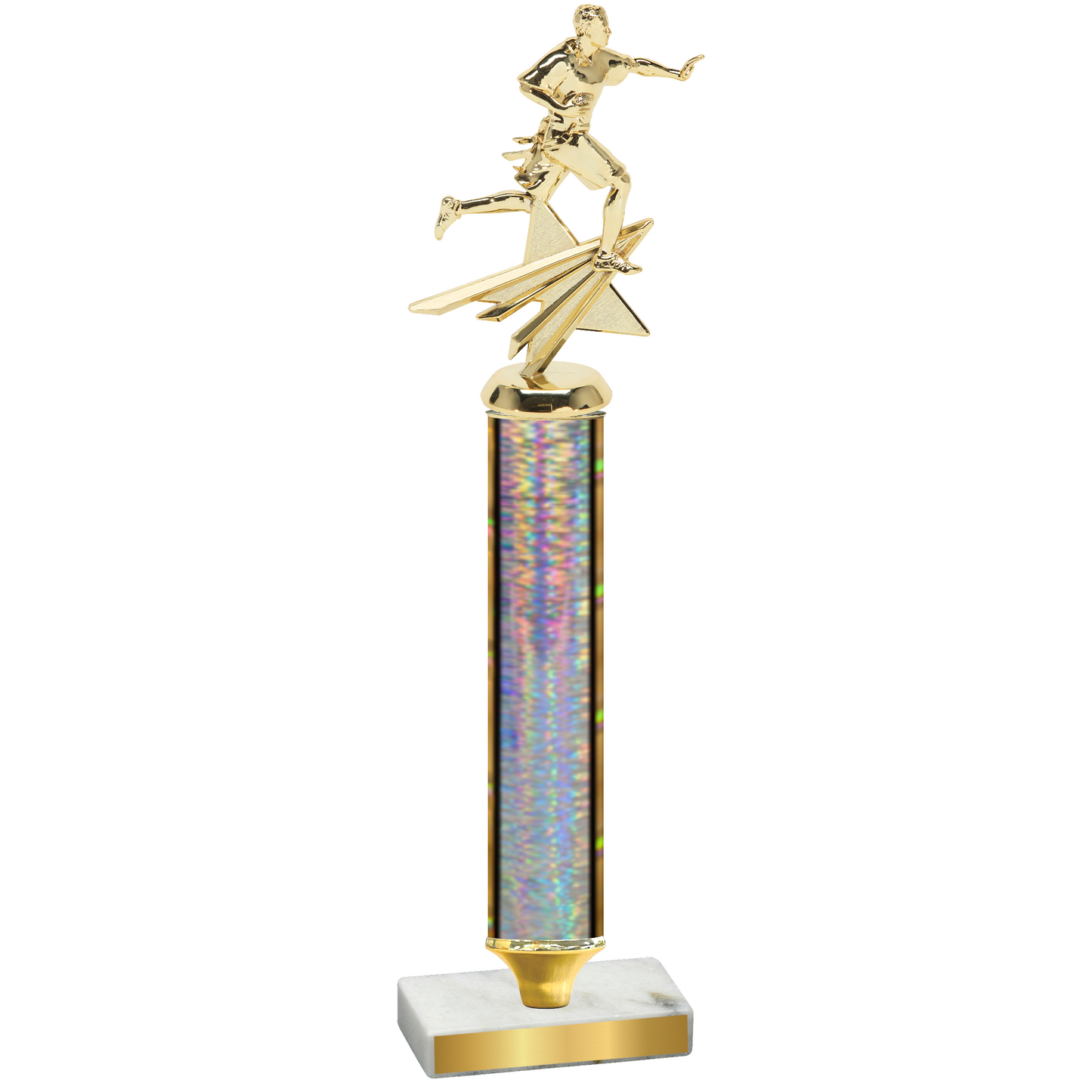 Value Silver Glacier Flag Football Trophy