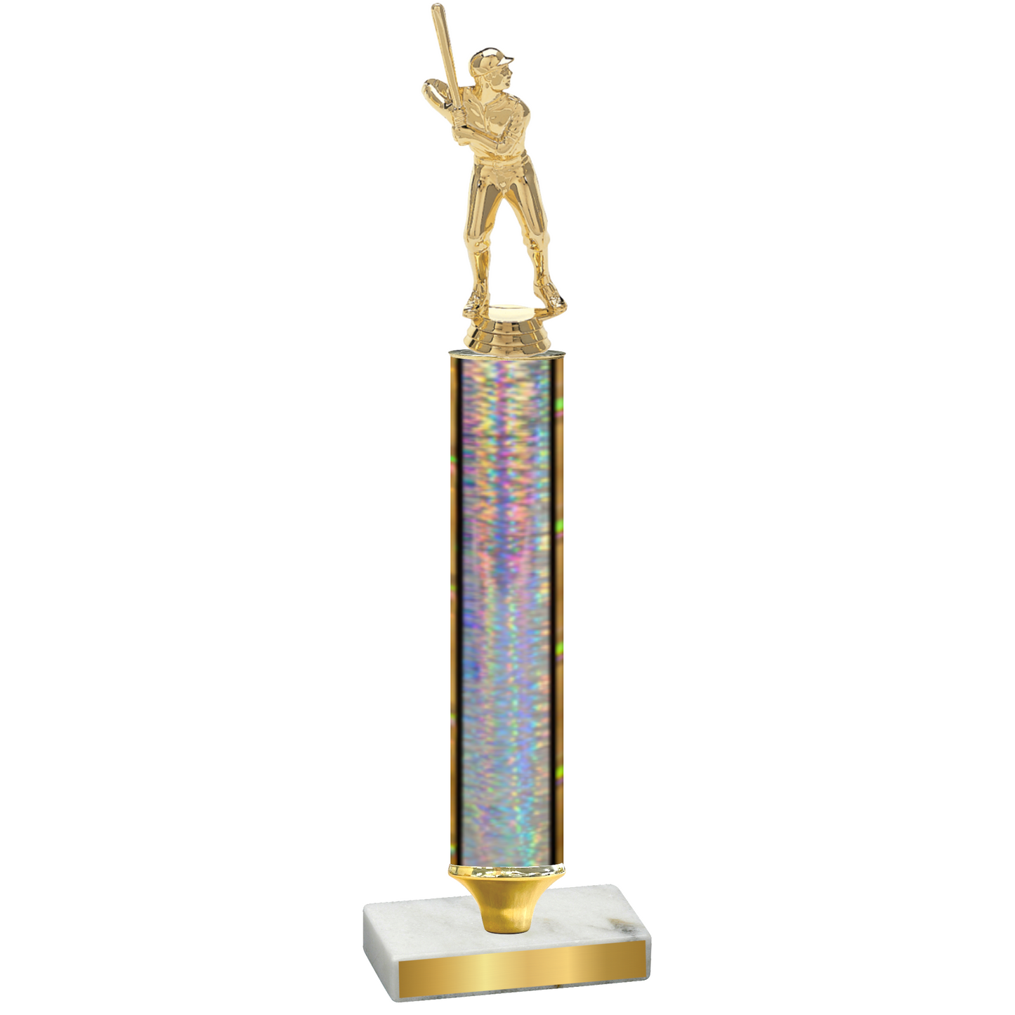 Value Silver Glacier Baseball Trophy