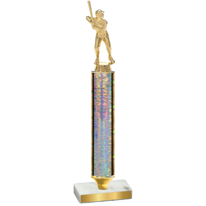 Value Silver Glacier Baseball Trophy