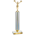 Value Silver Carbon Fiber Cheerleading Trophy
