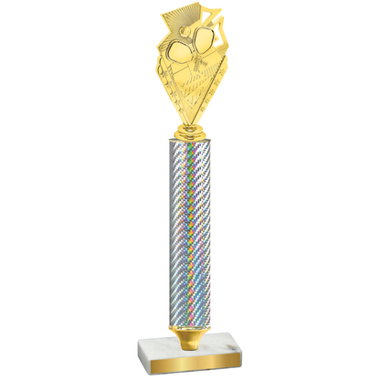 Value Silver Carbon Fiber Pickleball Trophy