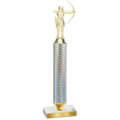 Value Silver Carbon Fiber Archery Trophy