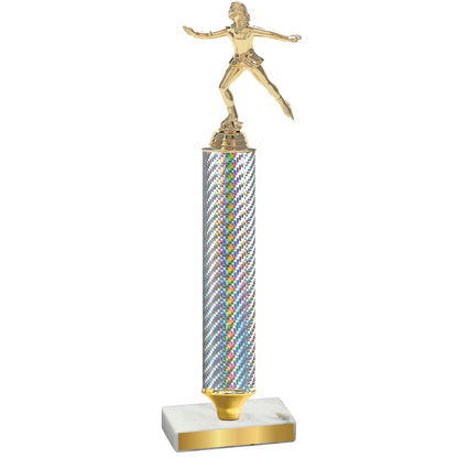 Value Silver Carbon Fiber Skater Trophy