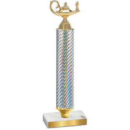 Value Silver Carbon Fiber Academics Trophy