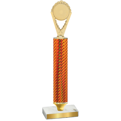 Value Orange Carbon Fiber Insert Trophy