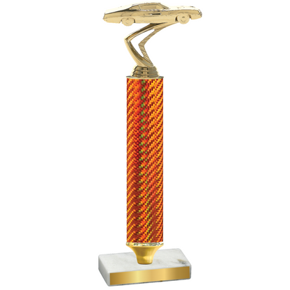 Value Orange Carbon Fiber Cars Trophy