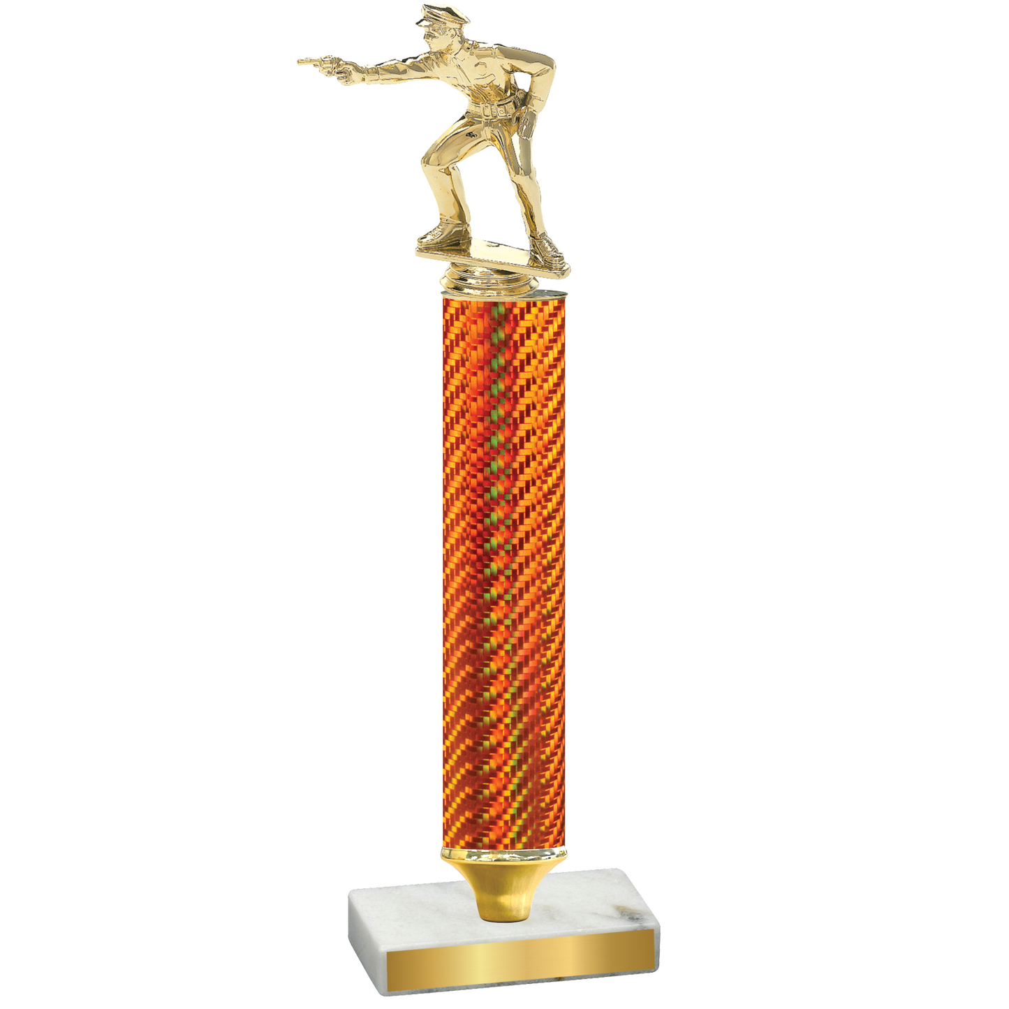 Value Orange Carbon Fiber Shooter Trophy