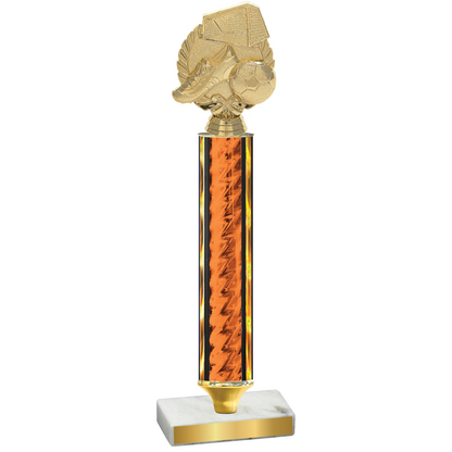 Value Orange Glacier Soccer Trophy