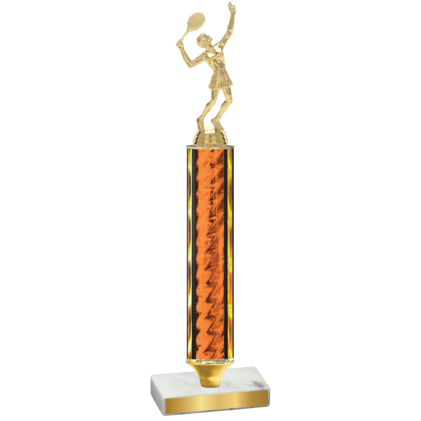 Value Orange Glacier Tennis Trophy