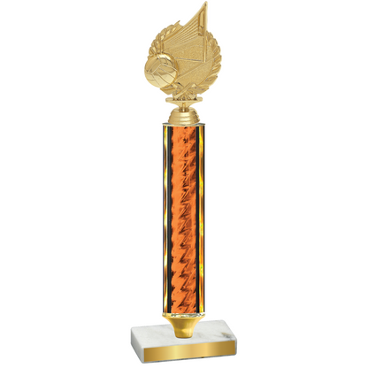 Value Orange Glacier Volleyball Trophy