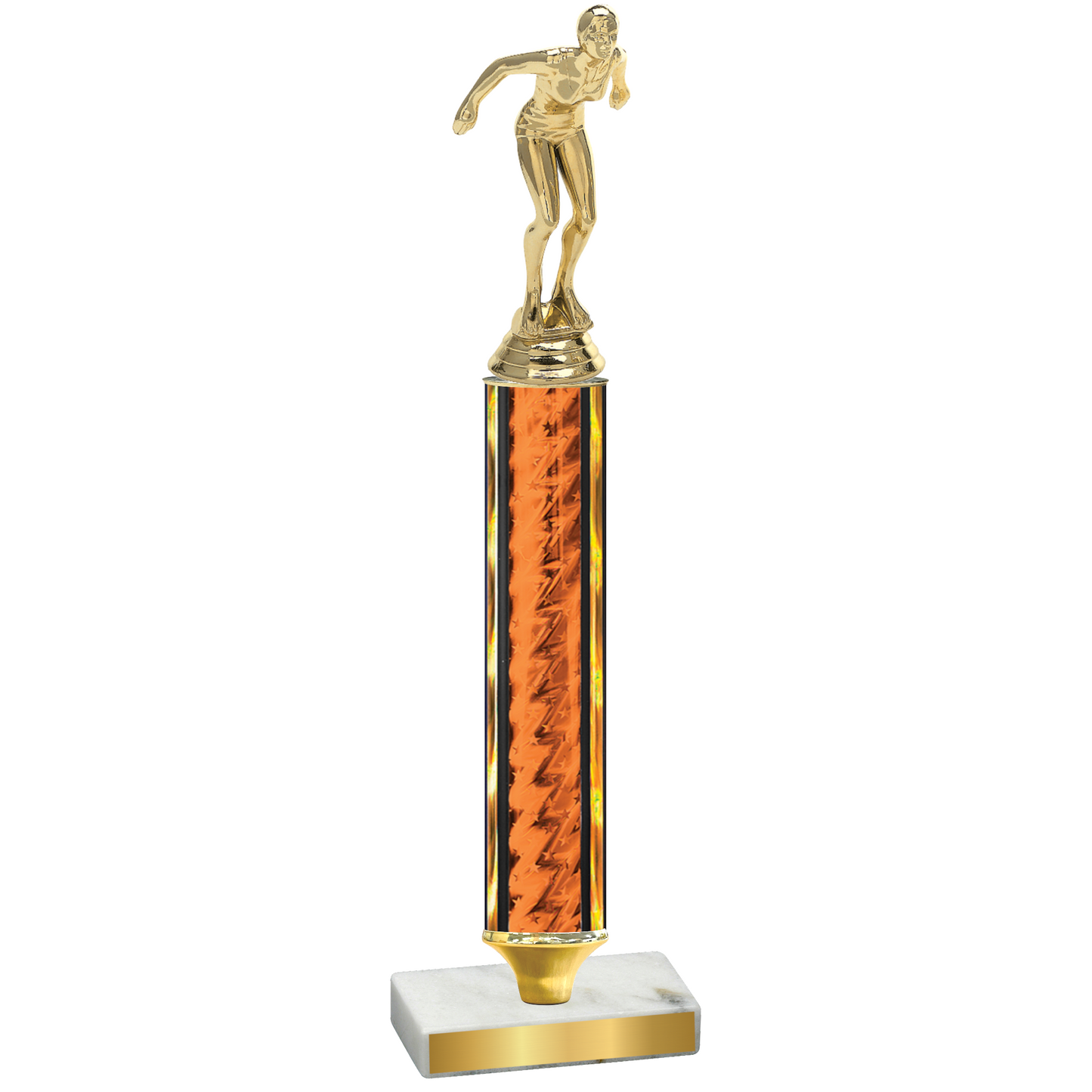 Value Orange Glacier Tennis Trophy