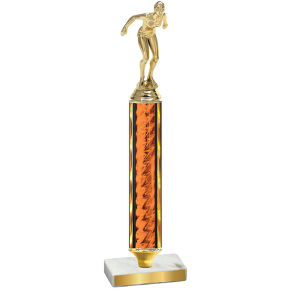 Value Orange Glacier Tennis Trophy