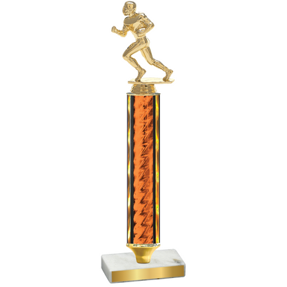 Value Orange Glacier Football Trophy