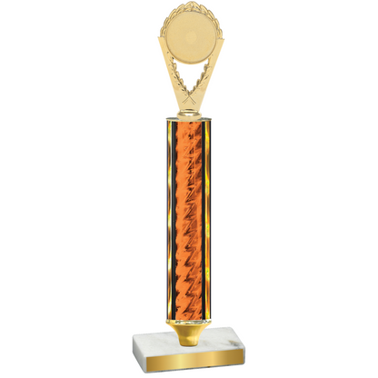 Value Orange Glacier Insert Trophy