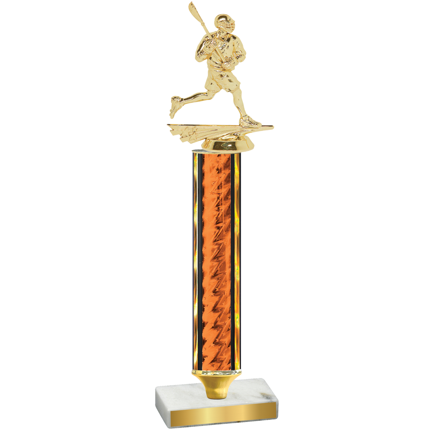 Value Orange Glacier Lacrosse Trophy