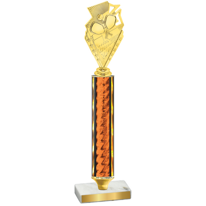 Value Orange Glacier Pickleball Trophy