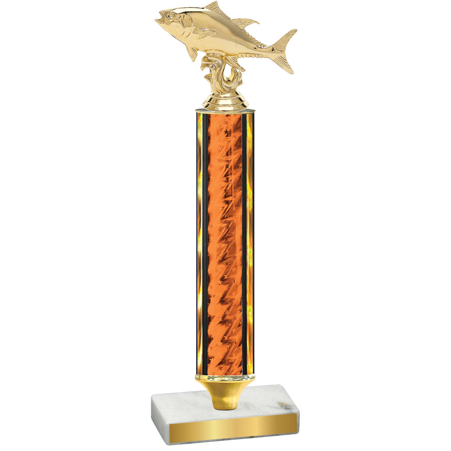 Value Orange Glacier Fishing Trophy