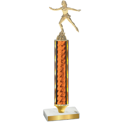 Value Orange Glacier Skater Trophy