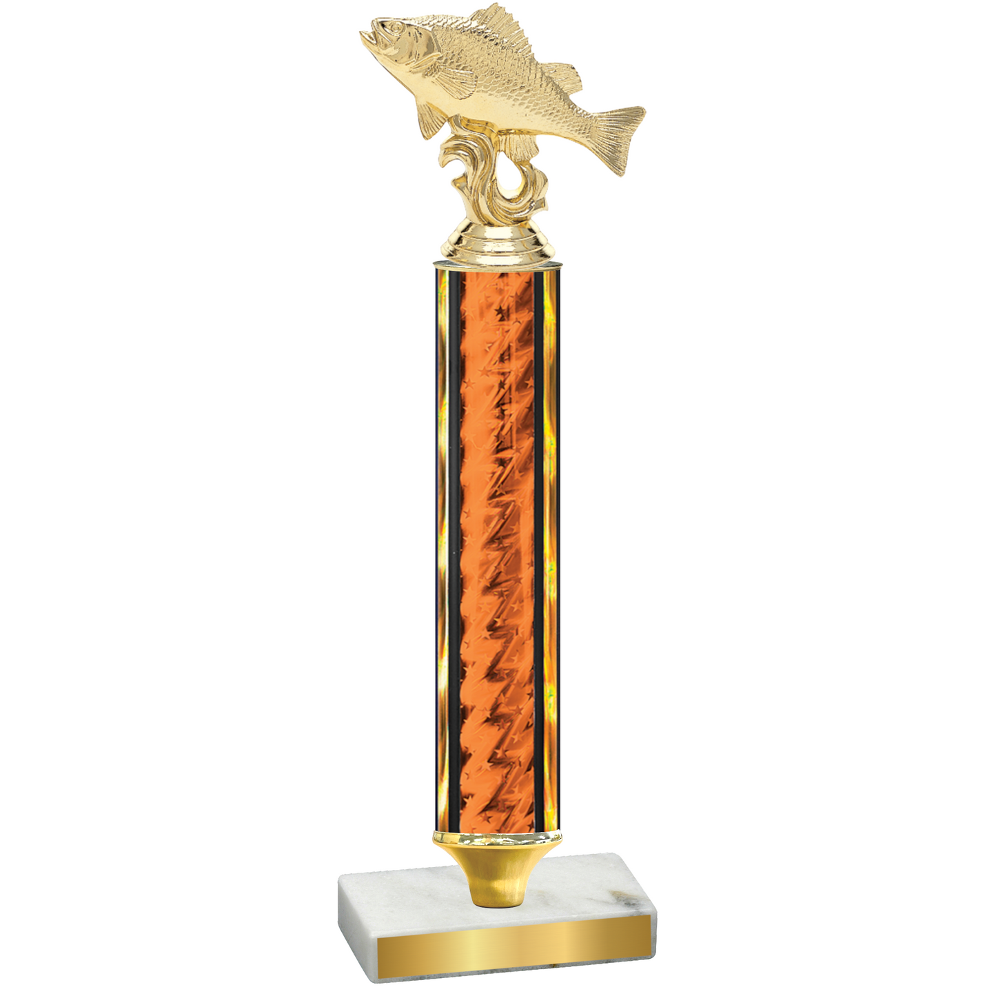 Value Orange Glacier Fishing Trophy