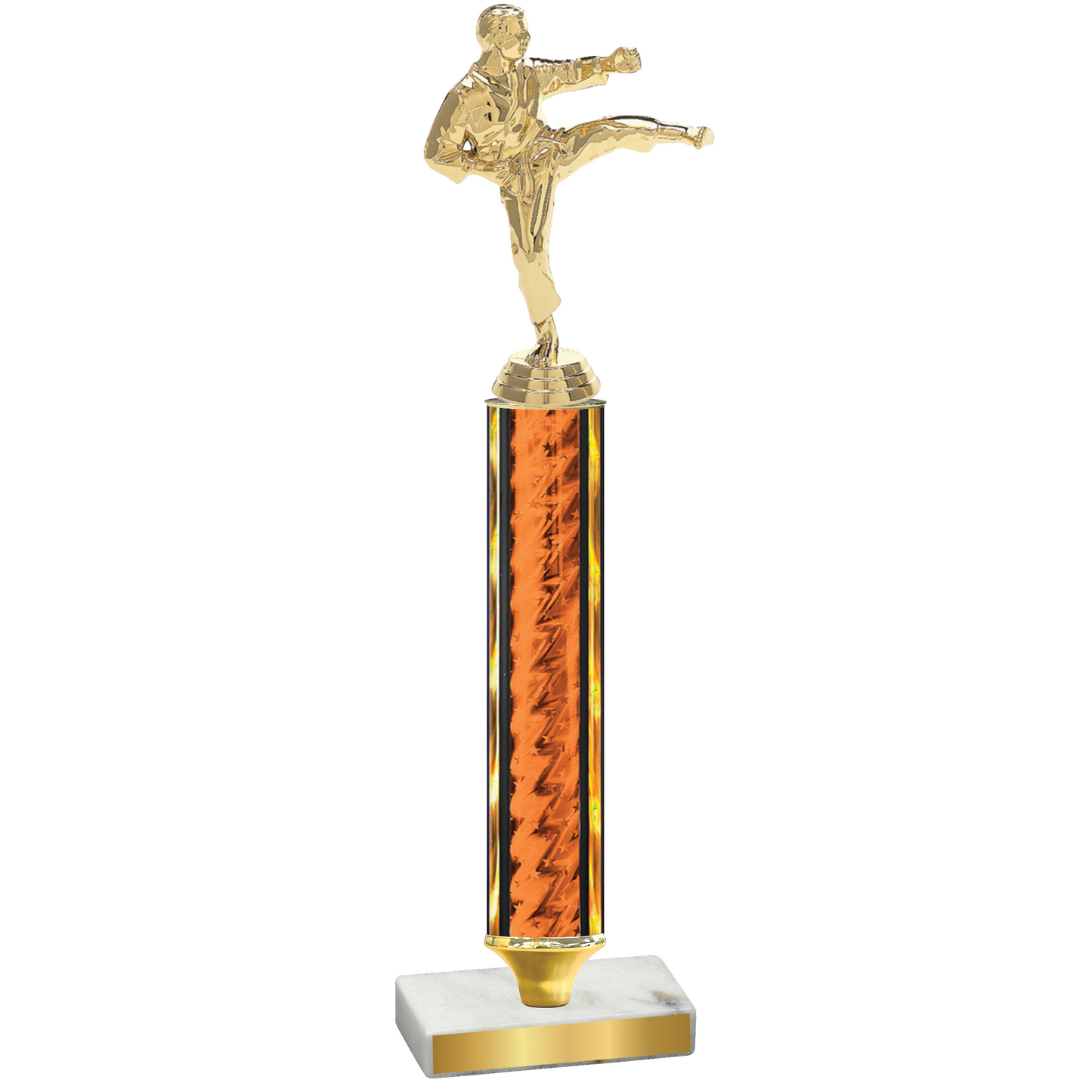 Value Orange Glacier Karate Trophy