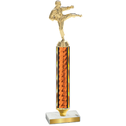 Value Orange Glacier Karate Trophy