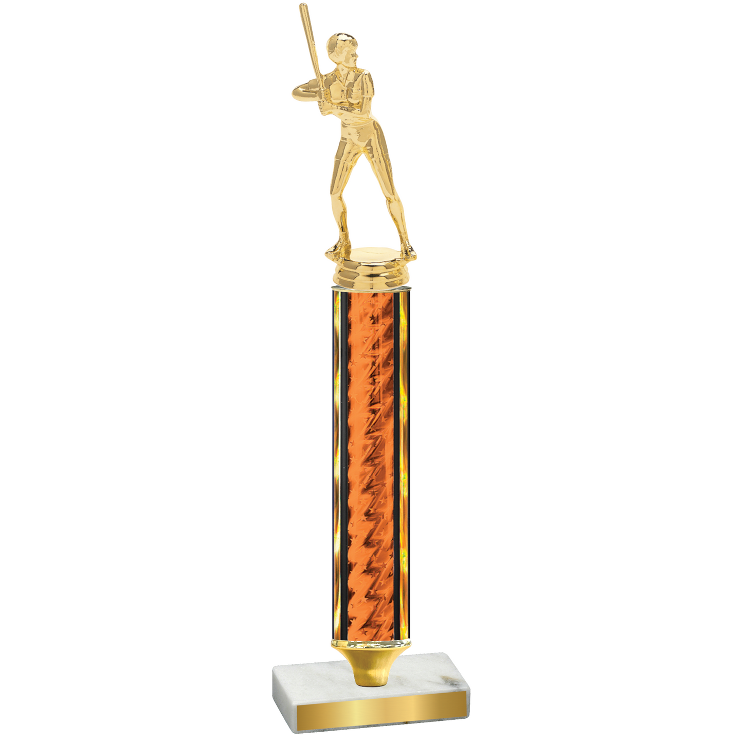 Value Orange Glacier Softball Trophy