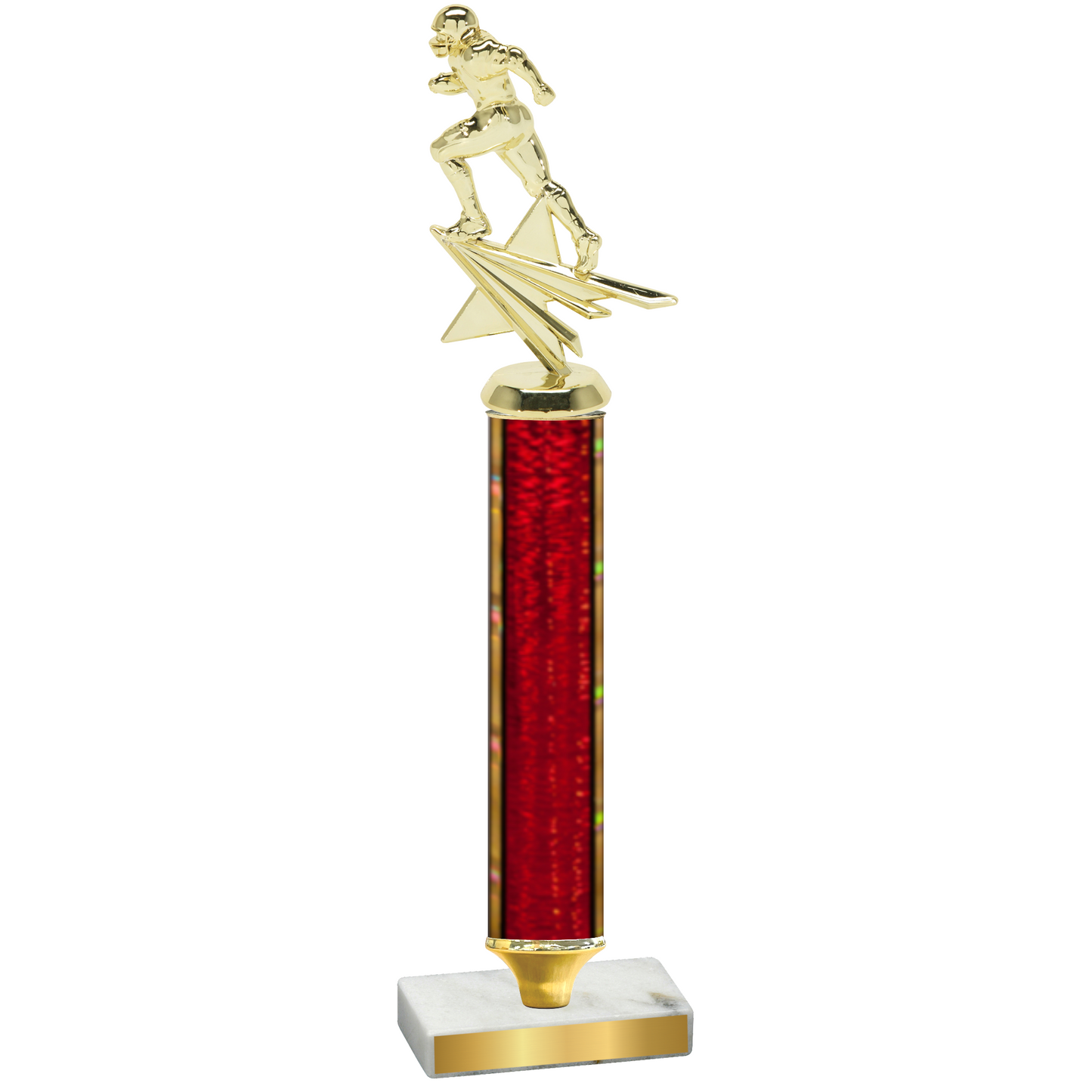 Value Red Glacier Football Trophy