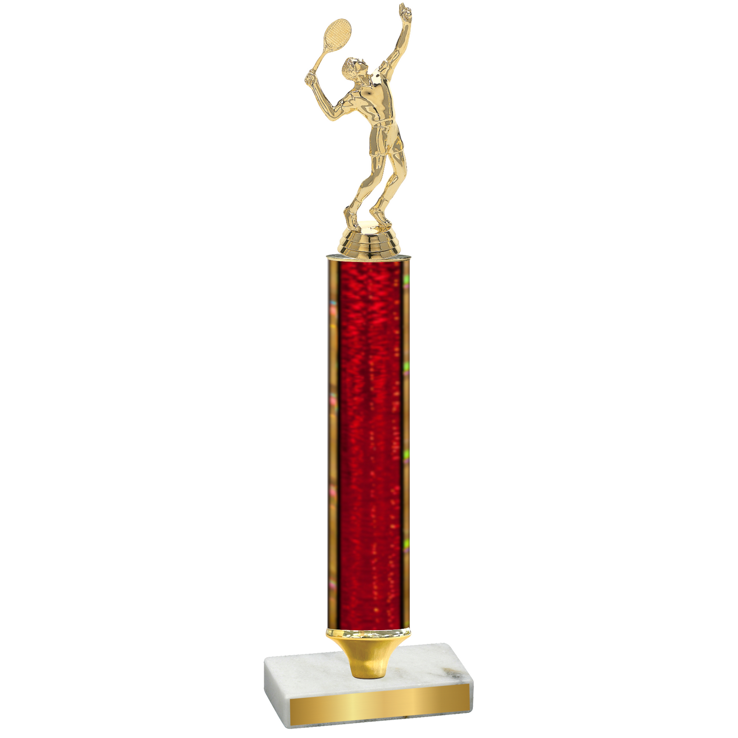 Value Red Glacier Tennis Trophy